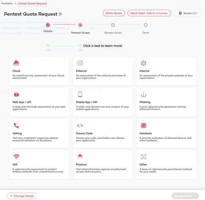 Creating Quote Request10