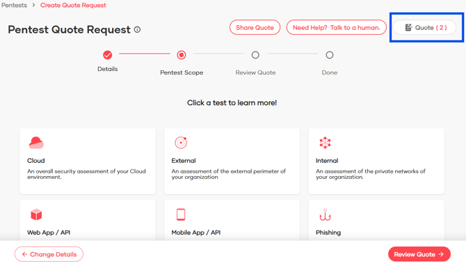 Creating Quote Request13
