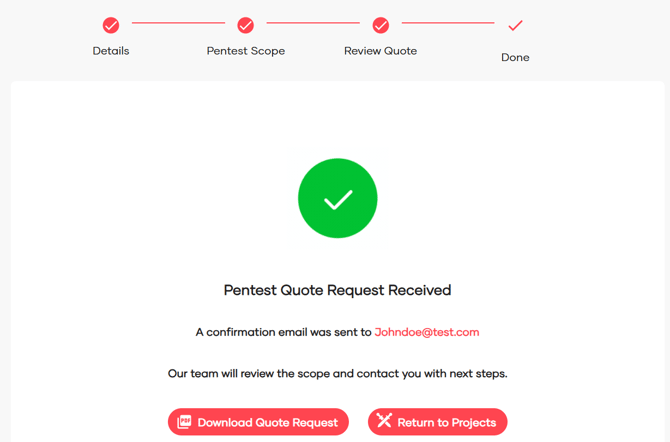 Creating Quote Request16