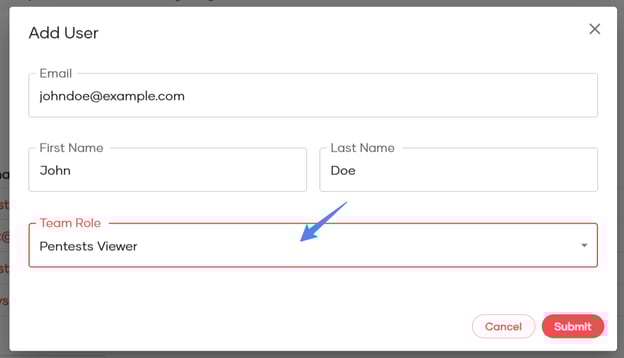 How to Use the Pentest Viewer Role1