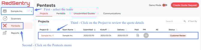 Quote Review and Sign-Off6
