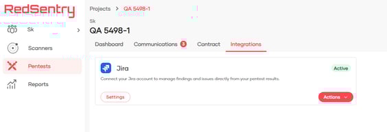 Red Sentry - JIRA Integration4