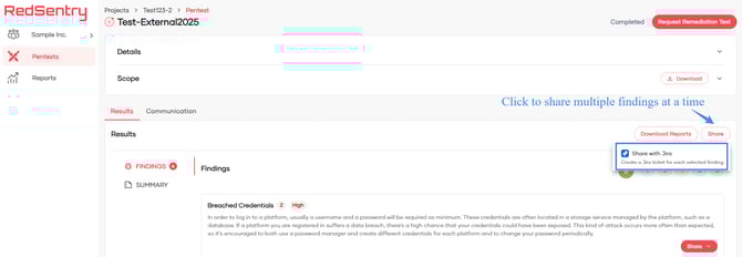 Red Sentry - JIRA Integration7