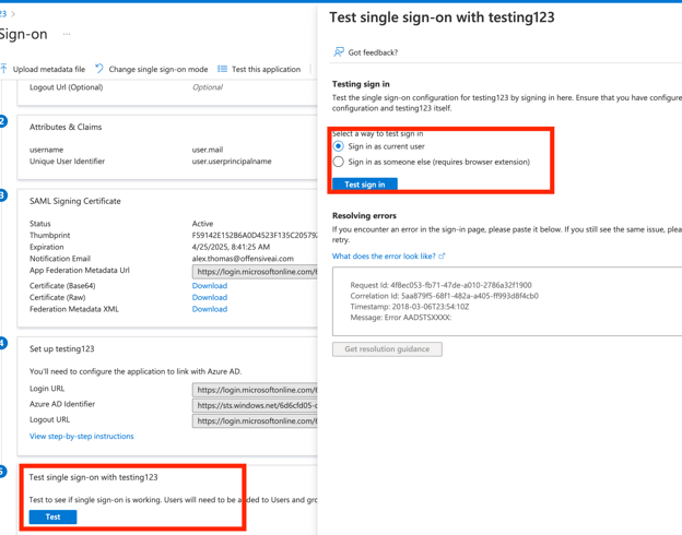 Single Sign On (SSO) - SAML Setup12