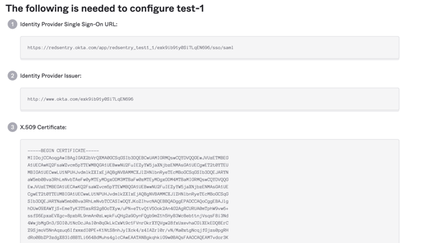 Single Sign On (SSO) - SAML Setup20